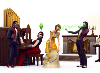 The Sims 4 Vampires Game Pack: Official Box Art, Logo, and Renders (English)