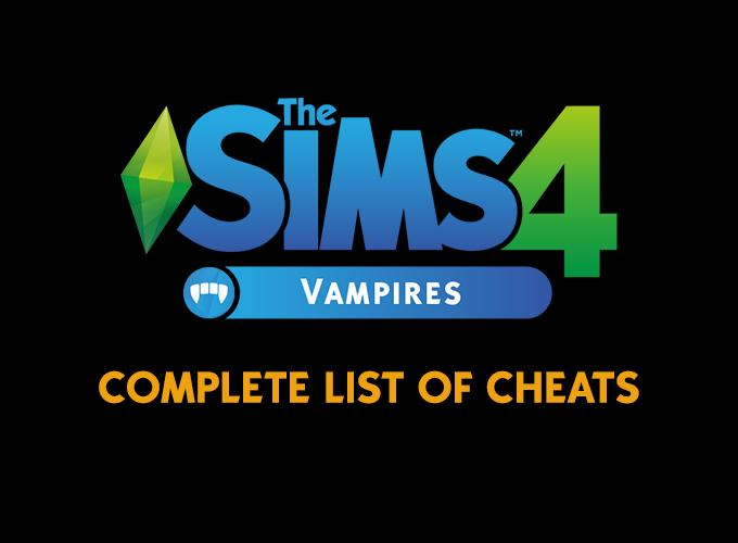 ALL THE SIMS 4 VAMPIRE CHEATS YOU NEED