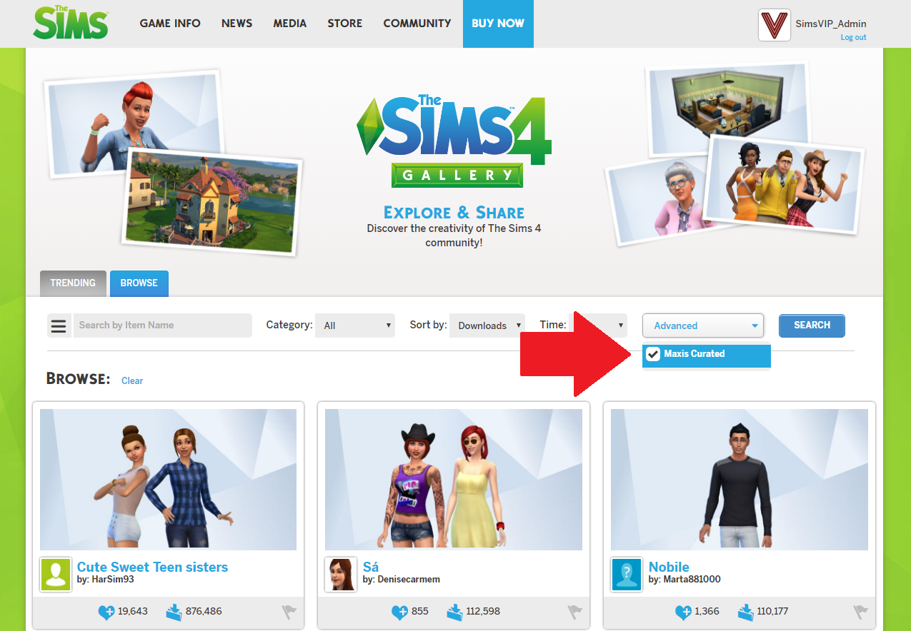 the sims 4 gallery offline