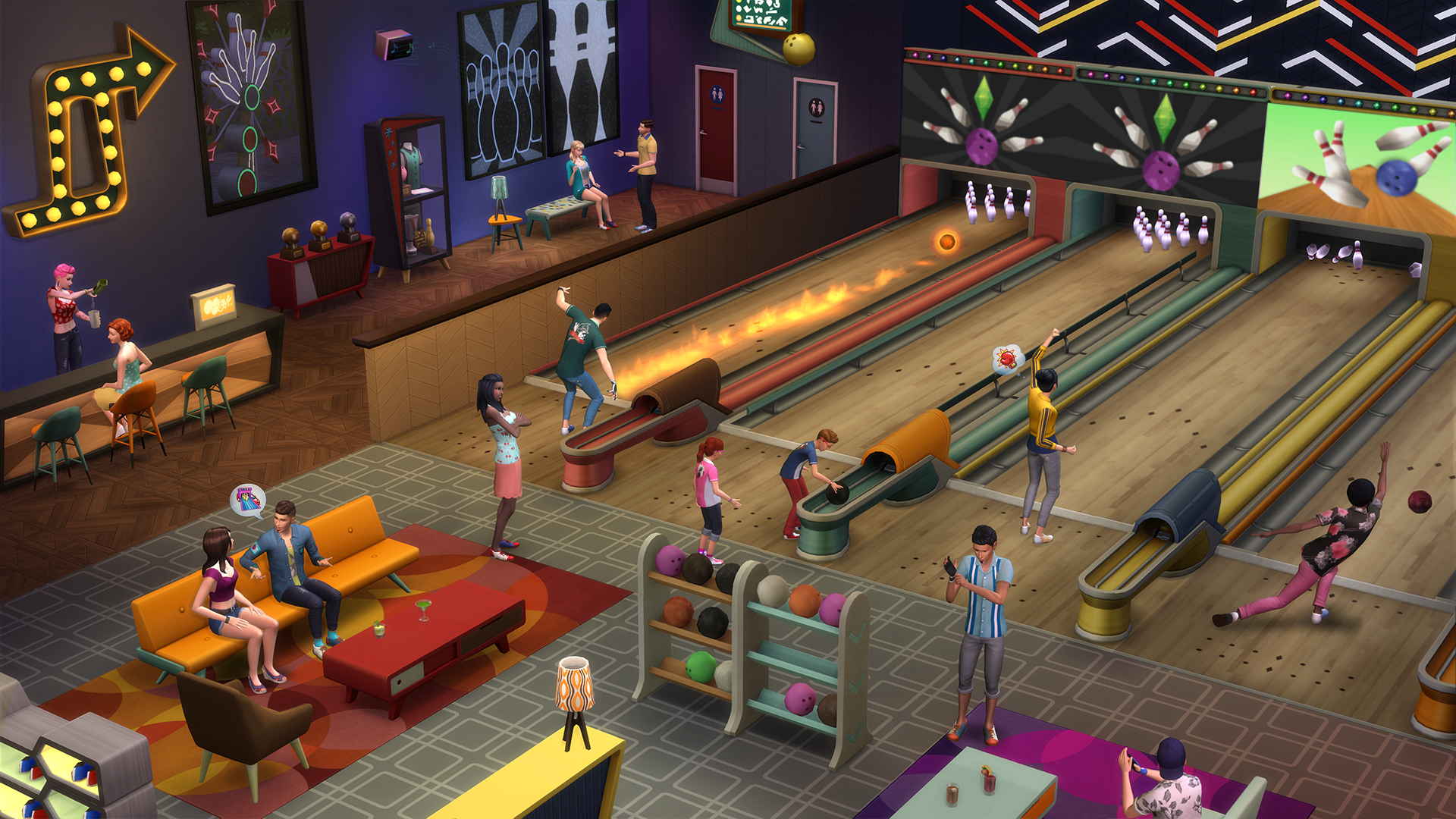 bad gorgeous Committee Sims 4 Bowling Night Game Guide