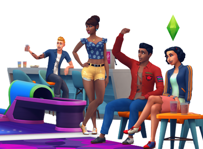 The Sims 4 Bowling Night: Official Logo, Box Art, & Renders | SimsVIP