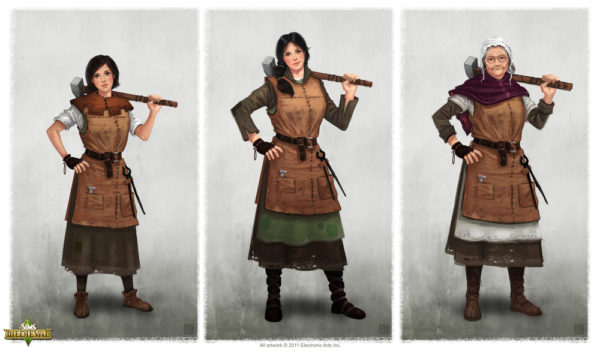 The Sims Medieval: Concept Art By Tony Trujillo 