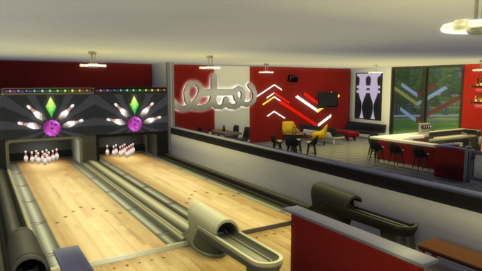 The Sims 4 Bowling Night Stuff Building Ideas Simsvip