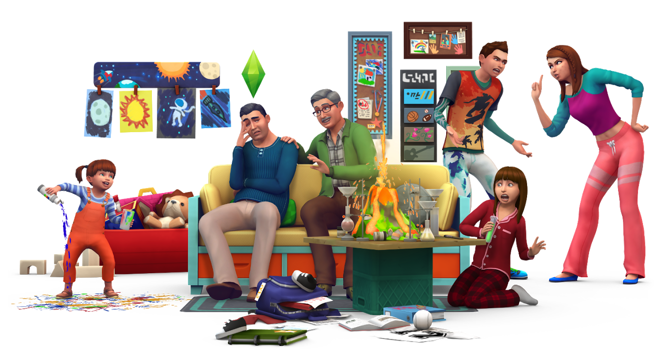 The Sims 4 Parenthood: Official Logo, Box Art, & Renders | SimsVIP