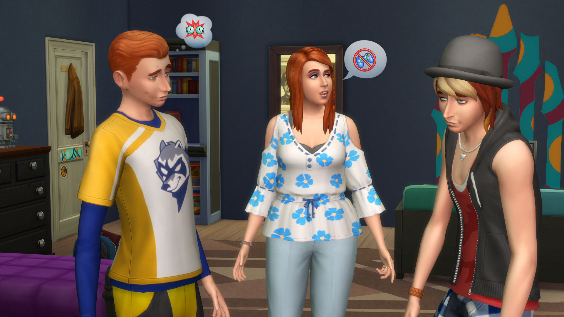 school projects the sims 4 no parenthood