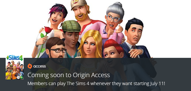 The Sims 4 is currently available for free on Origin