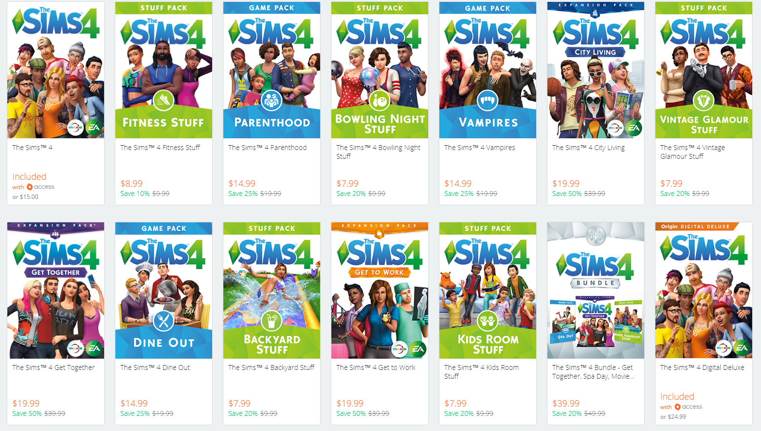 sims 4 expansion packs free codes