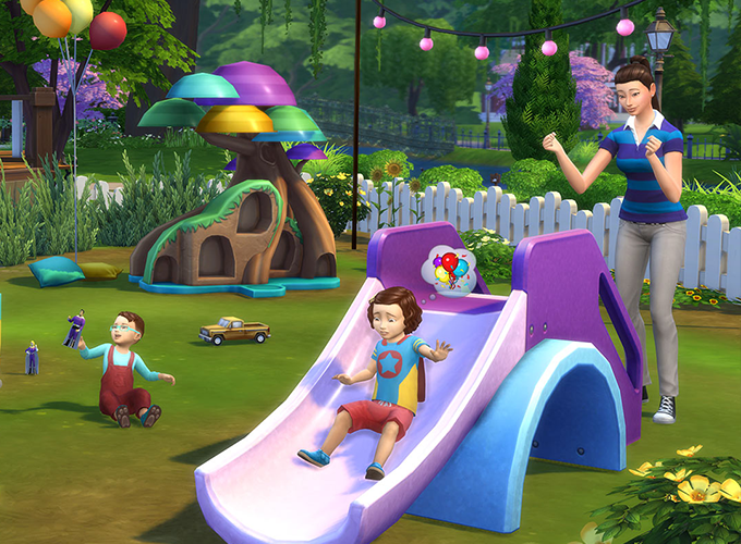 The Sims 4 Backyard Stuff and Toddler Stuff Now Available For