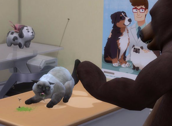 The Sims 4 Cats & Dogs First Look at a Flea Infested Cat SimsVIP