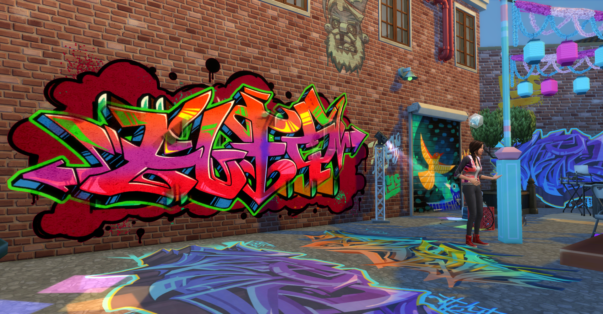 Inspiration Corner: The More Graffiti, the Better! | SimsVIP