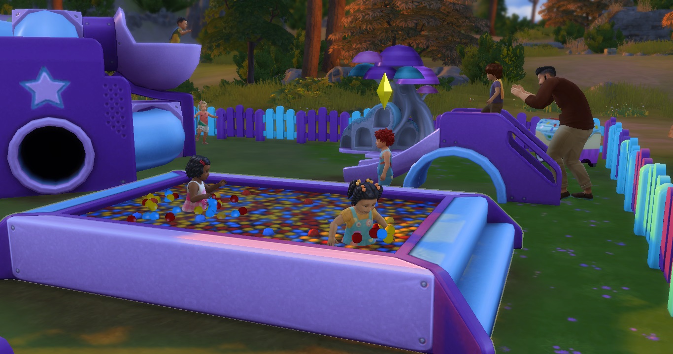 Jump into fun. #TheSims4 Toddler Stuff is here! Play now