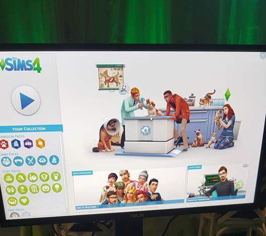 The Sims 4 Cats & Dogs: New Render from the Main Menu