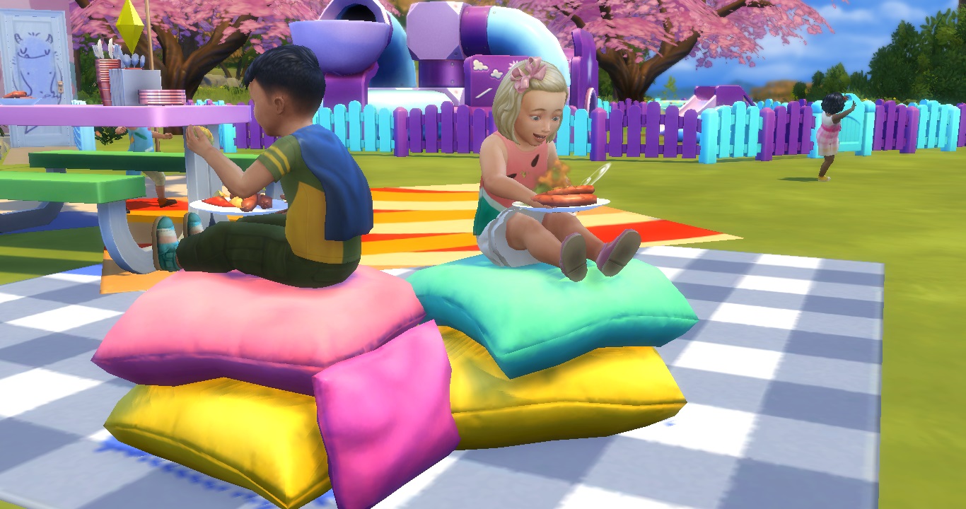 The Sims on X: Host play dates. #TheSims4 Toddler Stuff is