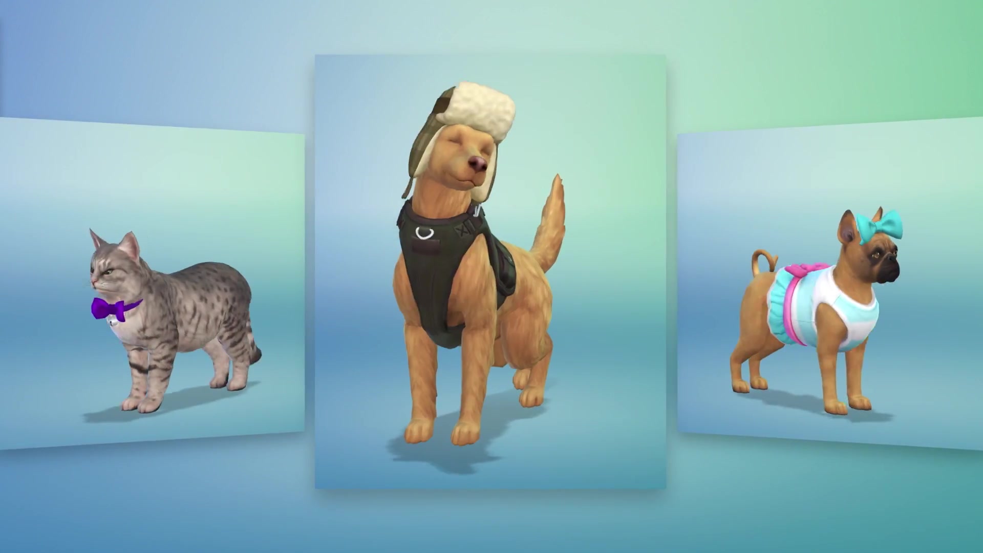 The Sims 4 Cats & Dogs- Create A Pet Official Gameplay Trailer 1366 ...