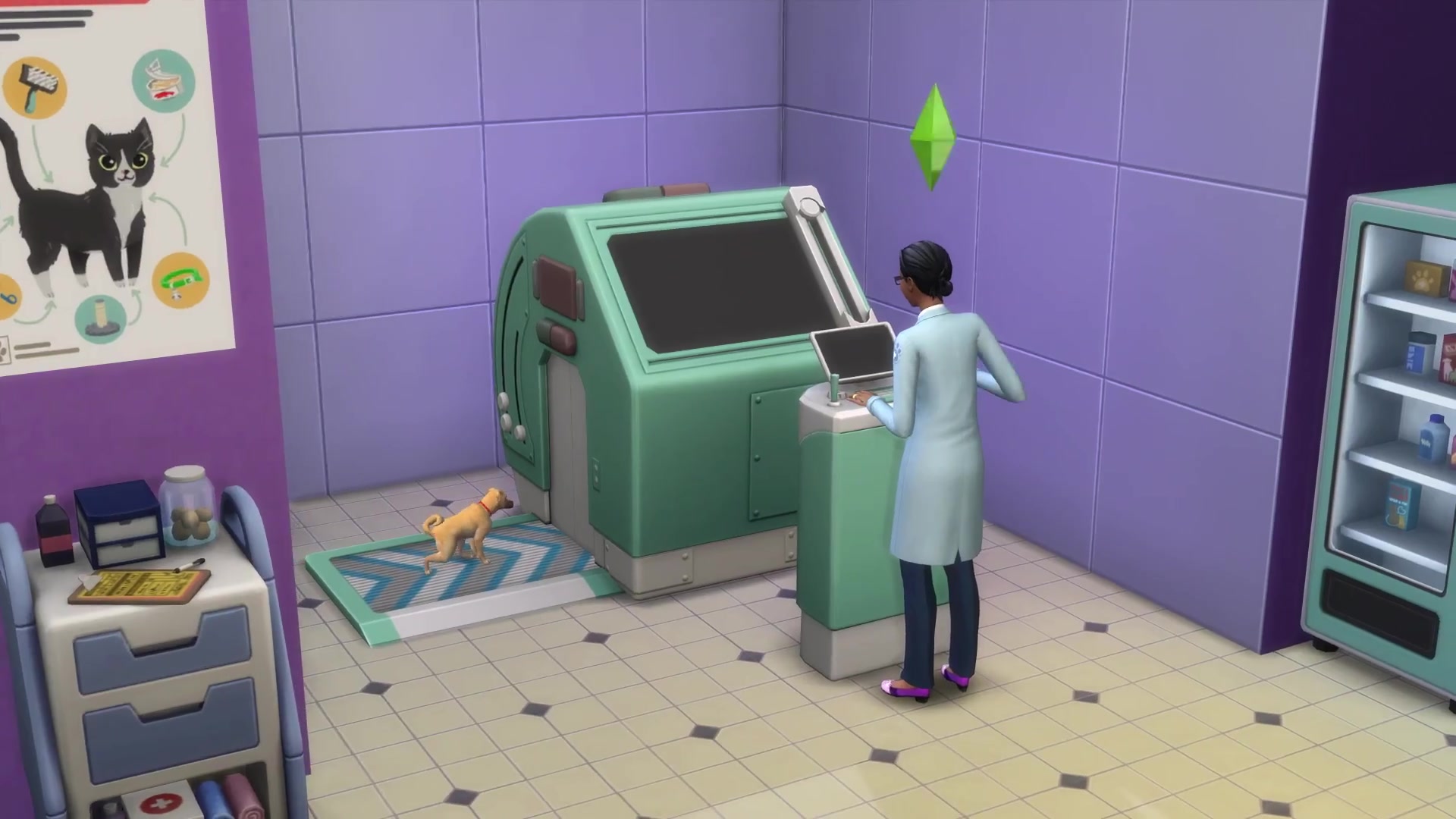 The Sims 4 Cats & Dogs 130+ Vet Clinic Trailer Screens SimsVIP