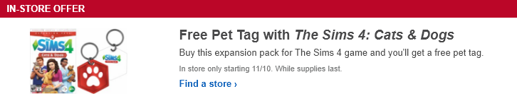 sims 4 promo code for cats and dogs