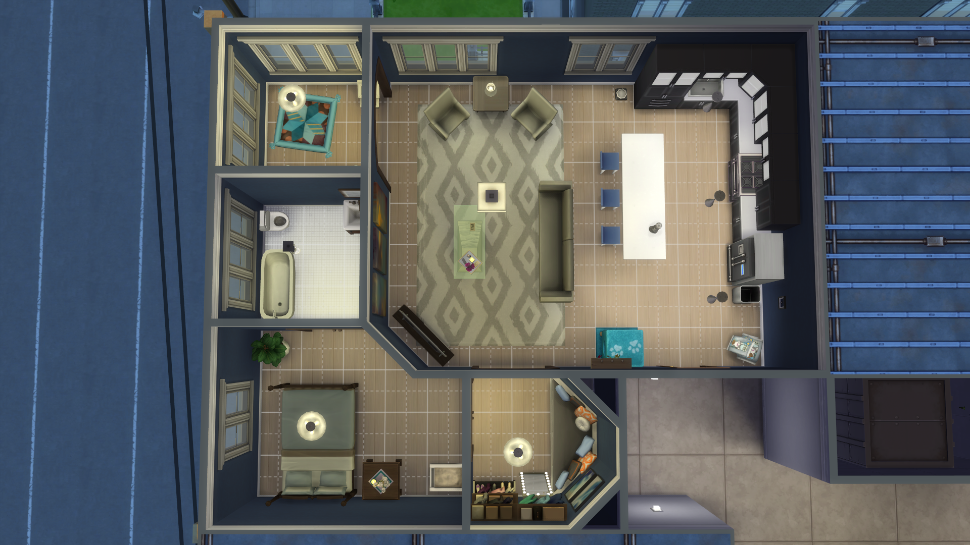 Designing A Better Apartment Remodeling The Culpepper Simsvip