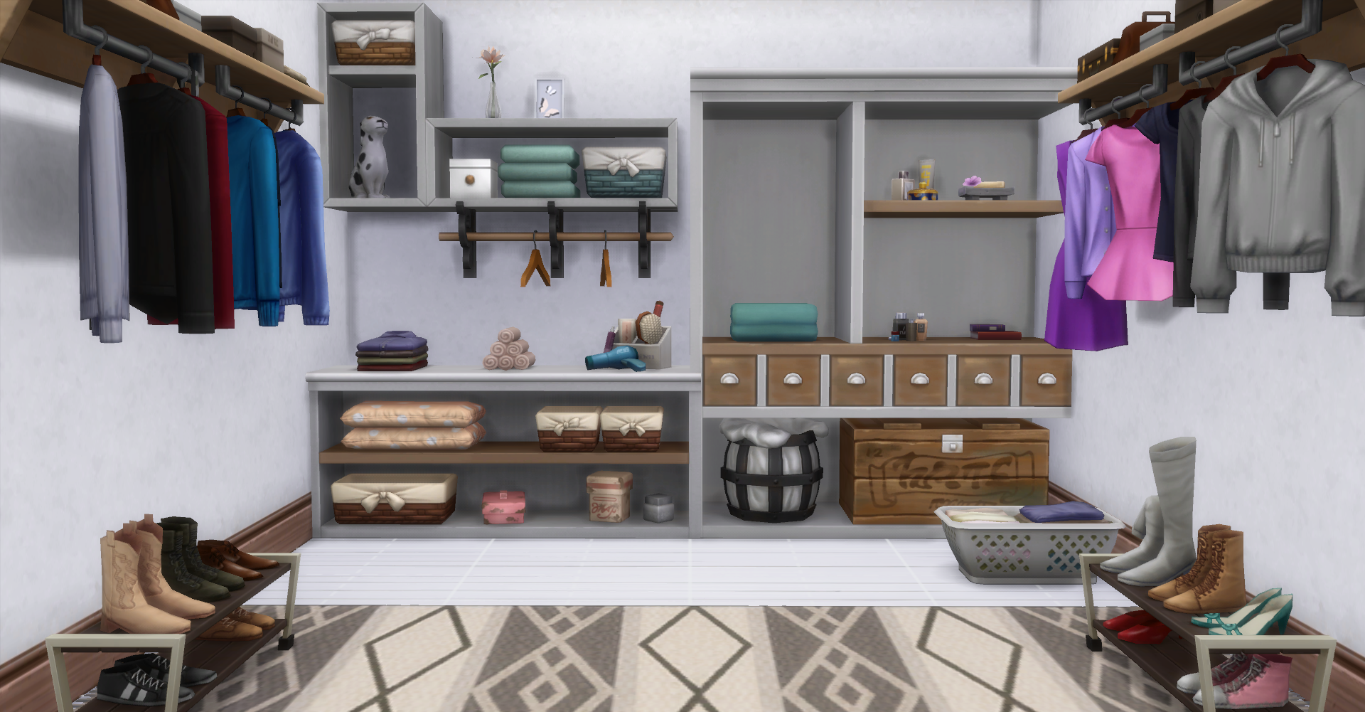 sims 3 celebrity house cc walk in closet