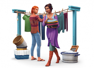 The Sims 4 Laundry Day Stuff: Official Logo, Box Art, Renders, & Screens