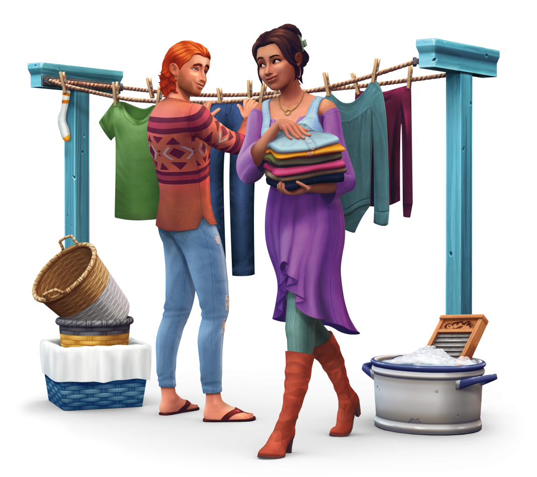 Симс 4 уборка. The SIMS 4 день стирки. SIMS 4 Прачечная. Laundry Day SIMS 4. Laundry Day stuff симс 4.