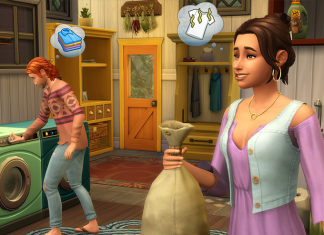 The Sims 4 Laundry 60+ Day: Trailer Screens