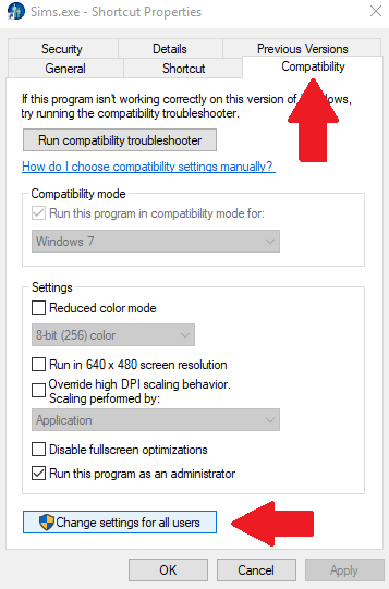 running the sims 1 on windows 10