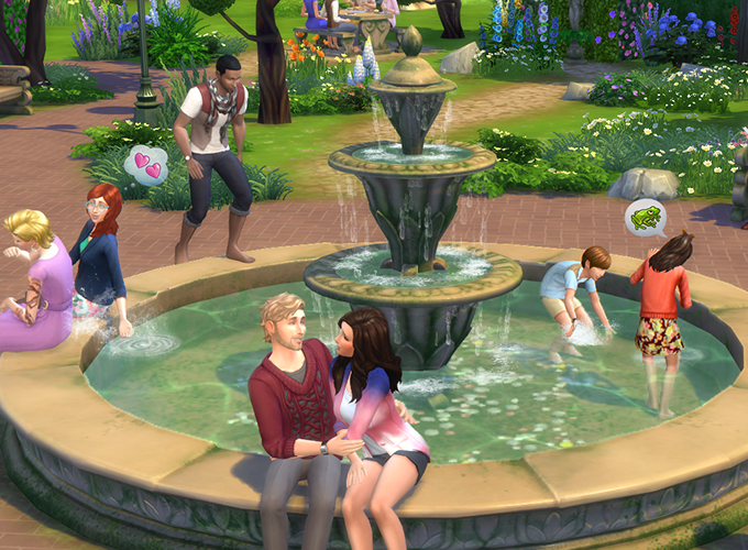 The Sims 4 Romantic Garden Coming to Consoles February 6th