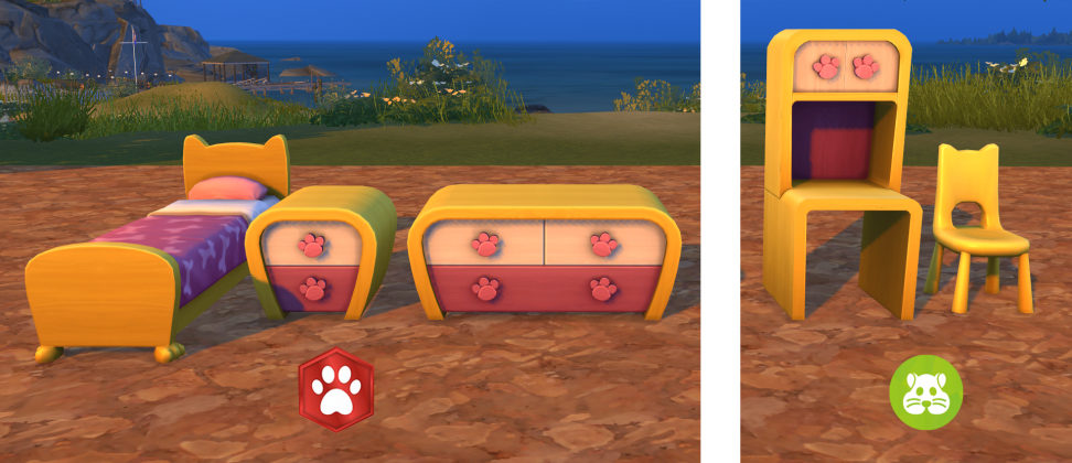 The Sims 4 My First Pet Stuff Contains Withheld Content & Recolored