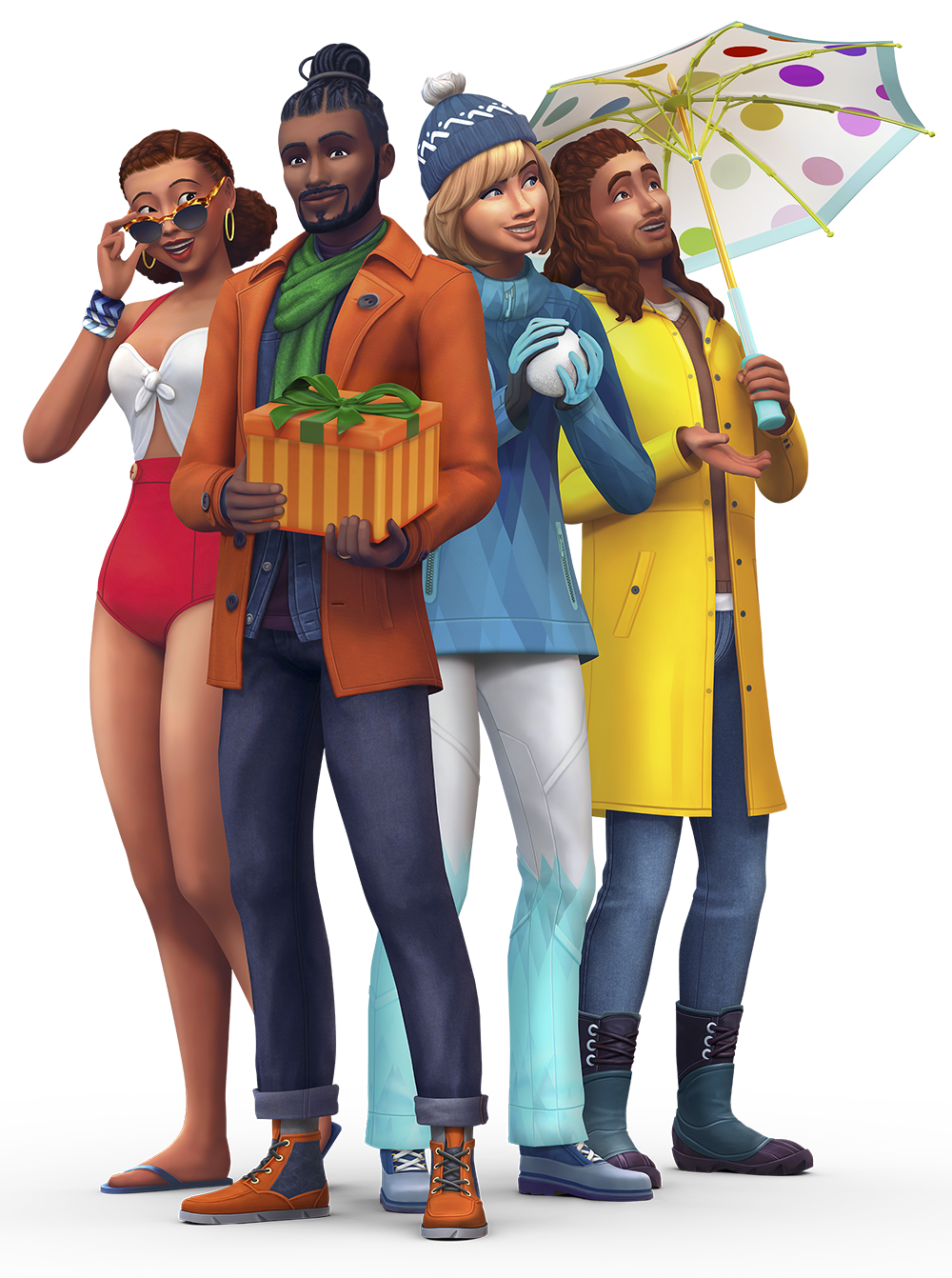 The Sims 4 Seasons Official Logo, Box Art and Renders SimsVIP