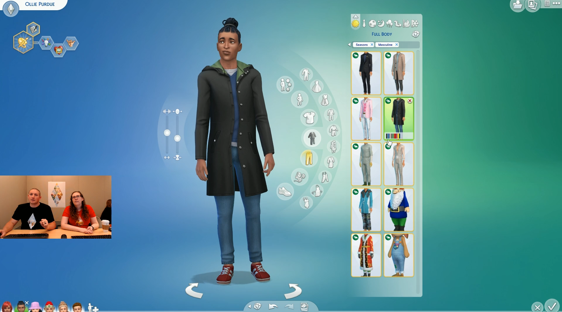 The Sims 4 Seasons: Create-a-Sim Assets | SimsVIP