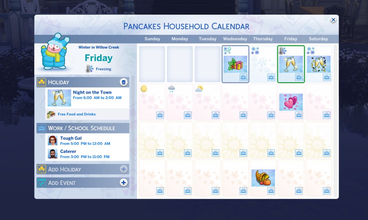 Sims 4 Calendar Mod