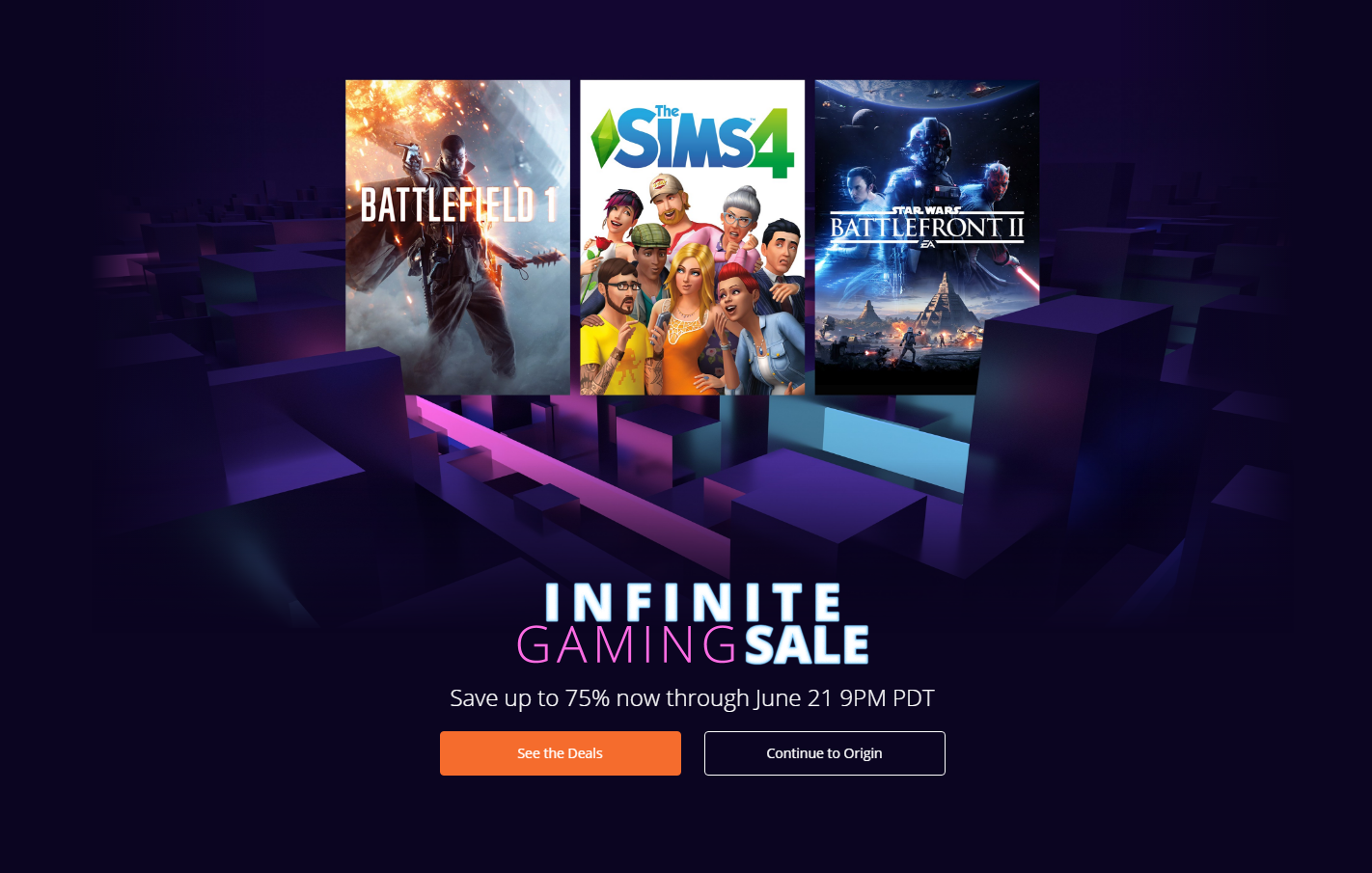 Origin Sale: Save up to 75% on Select Sims 4 Titles