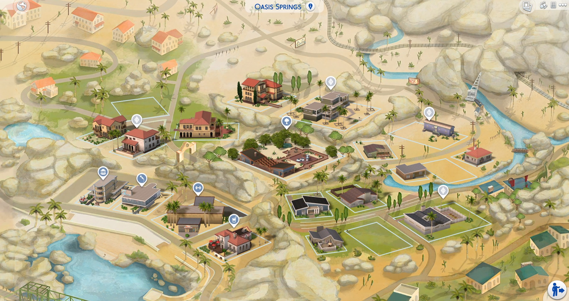 Download These Beautiful World Map Replacements for The Sims 4 | SimsVIP