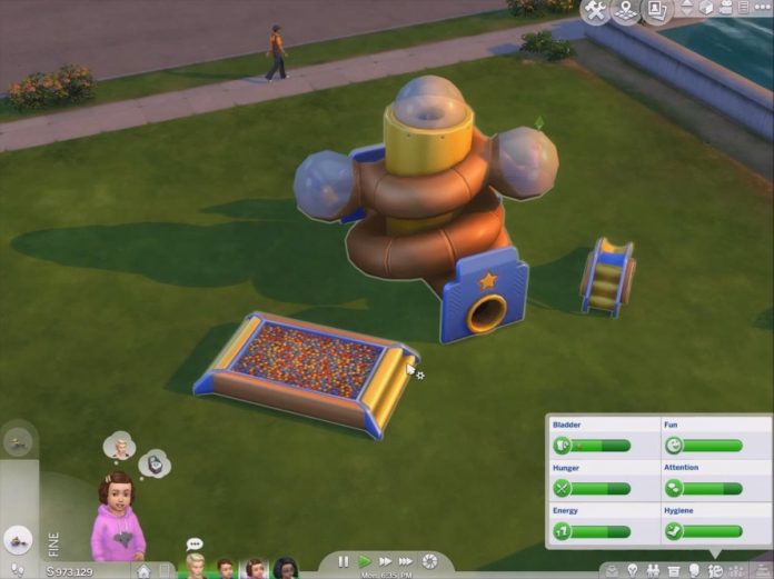 The Sims 4 Toddler Stuff First Look at the Original Jungle Gym/Ball