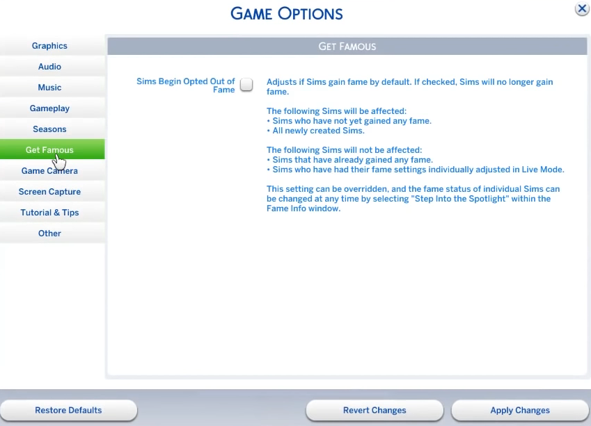 Mod The Sims - Fame Perks for free