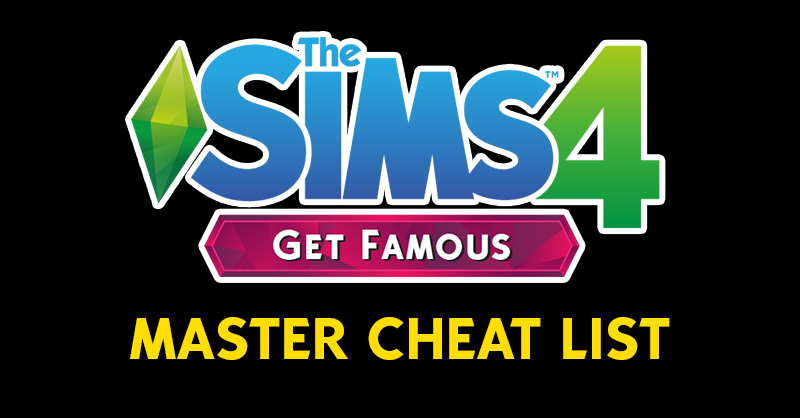 The Sims 4 Get Famous: New Cheats and How To Use Them 