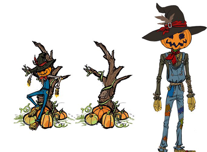 The Sims 4 Seasons: Patchy the Straw Man Concept Art | SimsVIP