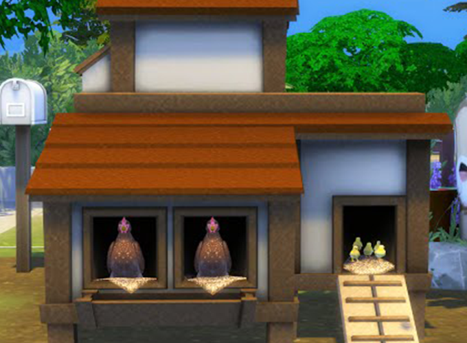 The Sims 4 Functional Chicken Coop Object Now Available Simsvip