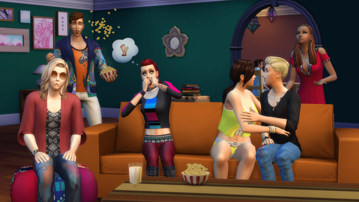 The Sims 4 Bundle - Get Together, Spa Day, Movie Hangout Stuff