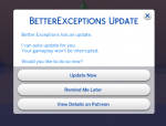 Better exceptions sims 4 как пользоваться