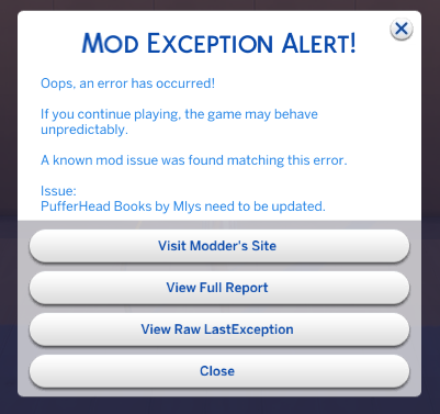 Better Exceptions Mod Twistedmexi Revisa Tus Mods Conflictivos Simsguru