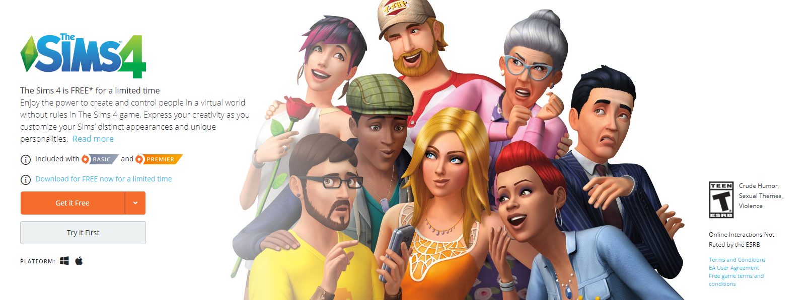 Sims 4 base game free download 2021