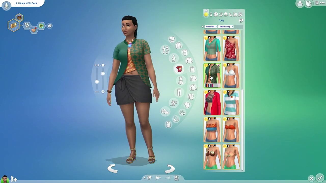 The Sims 4 Island Living First Look At Create A Sim Simsvip