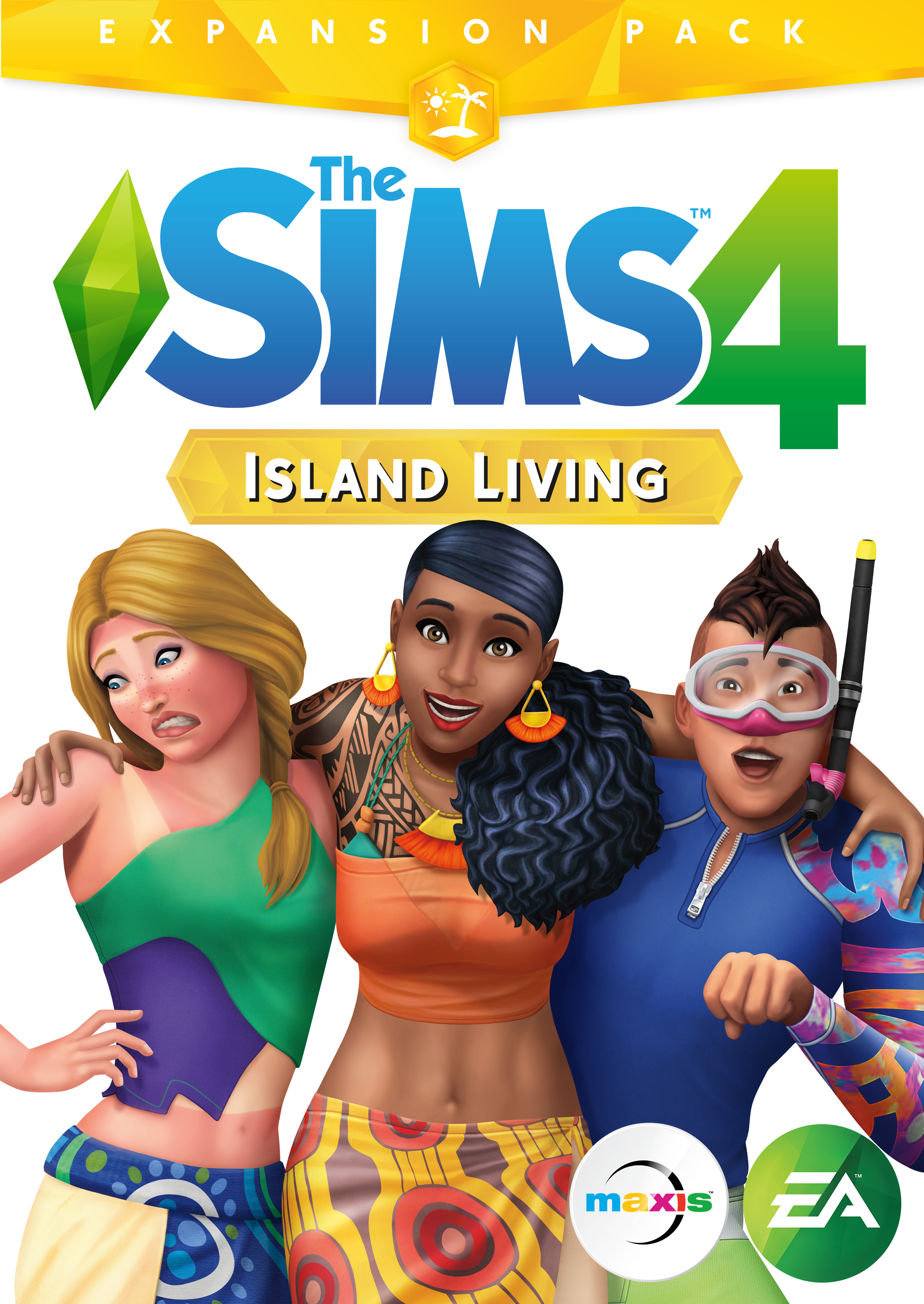 The Sims 4 Island Living: Official Logo, Box Art, Icon and Renders ...
