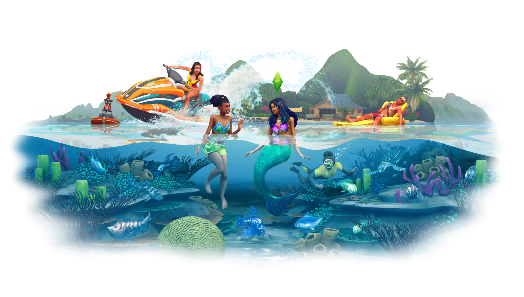 The Sims 4 Island Living: Official Logo, Box Art, Icon and Renders ...