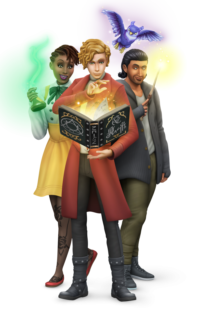 The Sims 4 Realm of Magic: Official Logo, Box Art, Icon and Renders ...