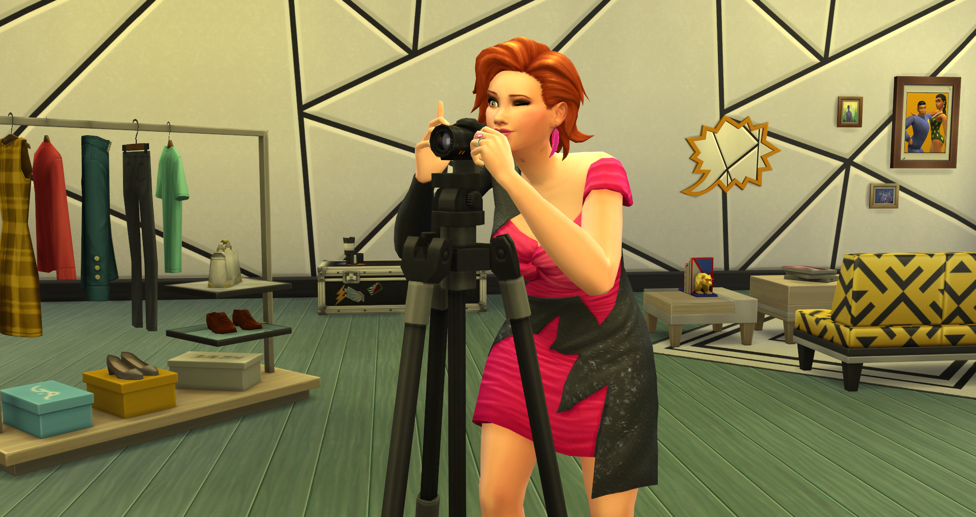 The Sims 4 Moschino Stuff: Creating a Photo Studio