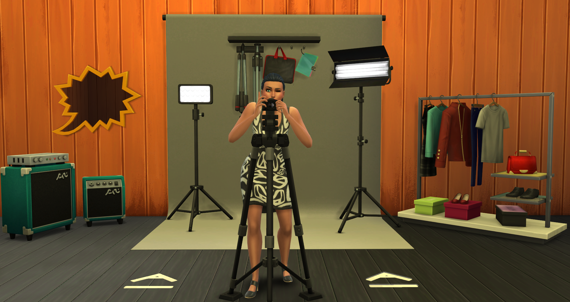 📸 Moschino Photo-Studio 📷  The Sims 4: Moschino Stuff - Speed