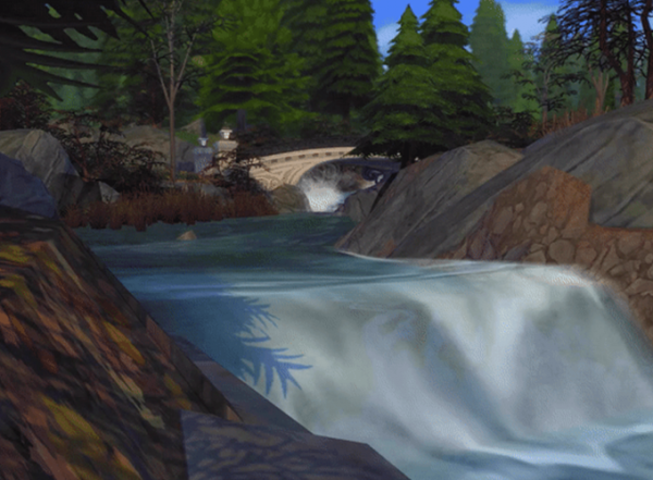 Sims 4 Waterfall CC