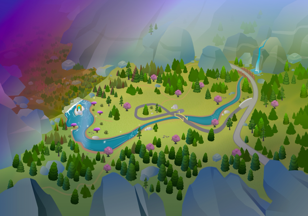 The Sims 4 Realm Of Magic Glimmerbrook World Map World Icon SimsVIP   0x00064DC90x4386EC641486EA89 0x00B2D882 1068x748 